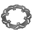 thumbnail image 2 of NS Motorcycle Brake Rotors Parts Rear Brake Disc Rotors Stainless Steel Silver Fit for Yamaha TT 250 2000 / YZF R6 600 1999-2002 / YZF R1 1000 2002-2003 1PC, 2 of 5
