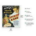 thumbnail image 2 of Citizen Kane - Starring Orson Welles Dorothy Comingore Joseph Cotten - Vintage Film Movie Poster c.1941 - Fine Art Matte Paper Print (Unframed) 16x20in, 2 of 4