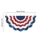thumbnail image 3 of Independence Day Scalloped Flag Star And Stripe Printed Yard Fence Hanging For Indoor And Outdoor Use With Canvas Header And Eyelets, 3 of 6