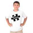 thumbnail image 5 of Different Not Less Autism Puzzle Crewneck T Shirts Boy Girl Teen Brisco Brands XS, 5 of 6