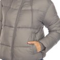 thumbnail image 5 of White Mark Women's Long Sleeve Zip Hooded Puffer Jacket with Pockets, 5 of 5