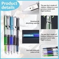 thumbnail image 3 of Fountain Pen Set – 5 Colors | 0.38mm Fine Nib | Transparent Piston-Fill Design | Durable Stainless Steel & Plastic | Ideal for Writing, Drawing, and Journaling, 3 of 7