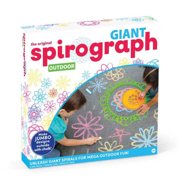 Kit gigante de tiza jumbo para exteriores Spirograph