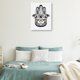 thumbnail image 2 of Cuadro Decorativo - Gato hamsa Jr  Impresión en canvas, estrechado., 2 of 2