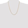 thumbnail image 4 of Primal Gold 14 Karat Yellow Gold 1.9mm Diamond-cut Parisian Wheat Chain Necklace, 4 of 4