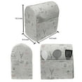 thumbnail image 5 of Indie Lounger Chair Bag, Minimalist Pattern with Trees Foliage Deer Rabbit Fox Bear, High Capacity Storage with Handle Container, Lounger Size, Vermilion Pale Grey, by Ambesonne, 5 of 5