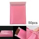 thumbnail image 4 of 50 bolsas de regalo con burbujas autoselladas, bolsas de envío acolchadas impermeables para enviar documentos, ropa, libros de joyería , Rosa Medio Macarena Bolsas de envío, 4 of 8