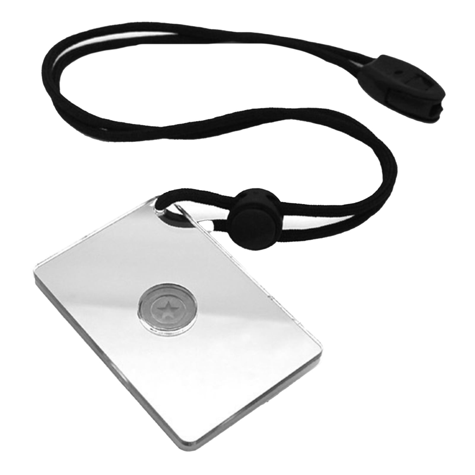 Alomejor Survival Signal Mirror 2 x 3 Inch Send Remotely Mirrors with  Lanyard for Outdoor Emergency Signal Mirror
