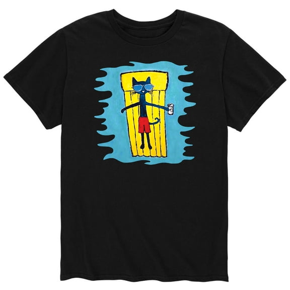 Pete The Cat - Pete On Raft - Men's Short Sleeve Graphic T-Shirt