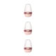 thumbnail image 3 of Ounissouiy Botella vacía para apretar, dispensador de silicona de plástico, botella de viaje recargable portátil con tapa, 50 ml, rosa Type1 NO1, 3 of 6