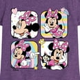 thumbnail image 3 of Disney Jr. - Grid Doodle Minnie Mouse - Girls Fitted Short Sleeve Tee, 3 of 5