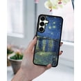 thumbnail image 5 of WIRESTER Shockproof Soft Rubber Cover Case for Samsung Galaxy S25+ / S25 Plus 6.7" 2025, Starry Night Over The Rhone, 5 of 5