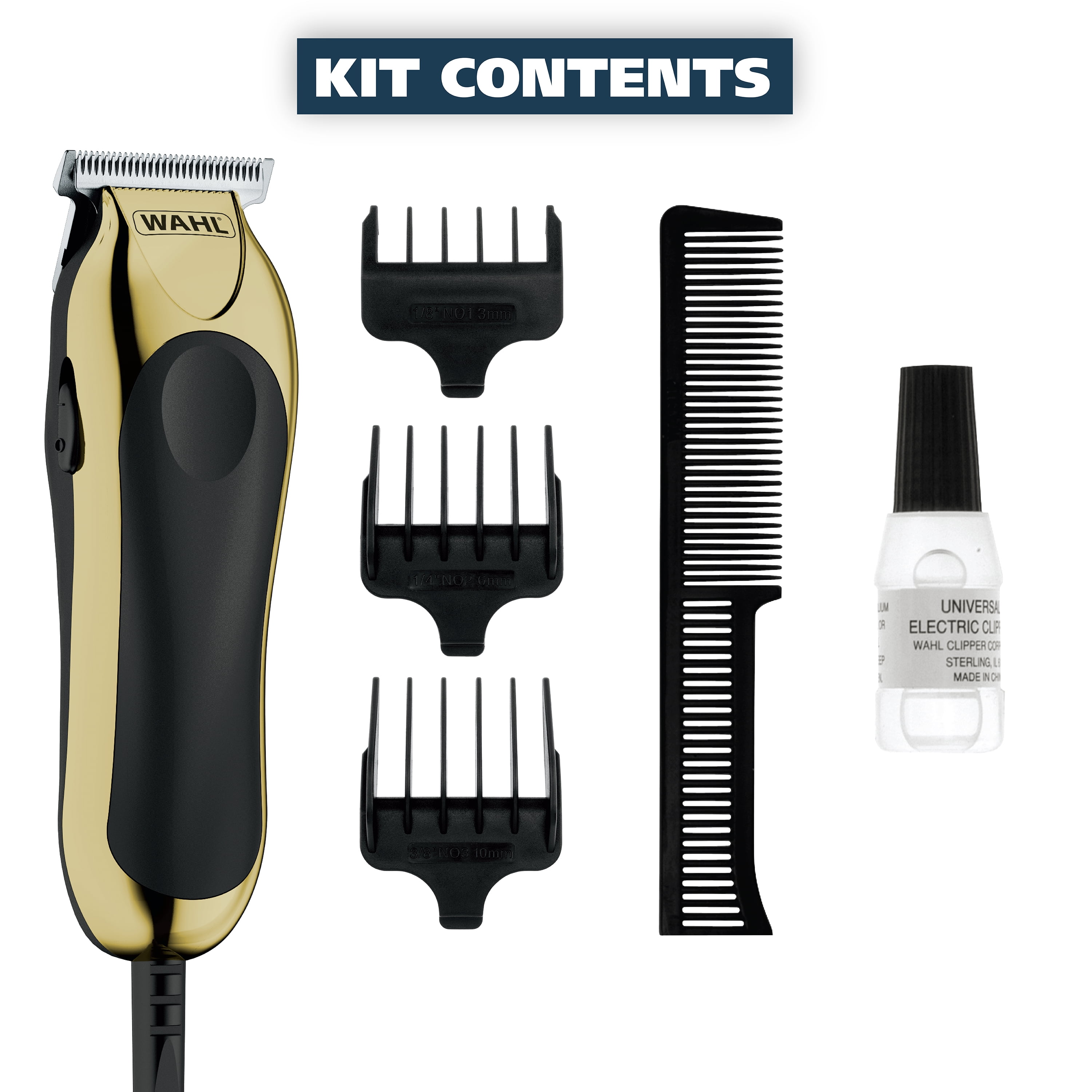 Wahl Clipper T-Pro Corded Trimmer - Trim, Detail, Fade, Outline and Shave for Men