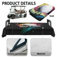 thumbnail image 6 of Yuyamidu Colorful Golf Ball Golf Cart Seat Covers, Fluffy Golf Cart Seat Towel Blanket, Flannel Golf Cart Seat Cushion Winter Travel Sports Golf Cart Accessories, 6 of 8