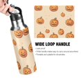 thumbnail image 4 of Yayeee 33oz Insulated Water Bottle Double Wall Stainless Steel with Flip Straw Lid, Halloween Pumpkins Pattern, 4 of 7