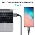 thumbnail image 4 of Etguuds Cable Usb C Largo De 10 Pies De Carga Rápida, Paquete De 2 Cables De Carga Usb A A Tipo C Trenzado De Nailon Compatible Con Samsung Galaxy Note 20/10/10+/9/8 S10 S10E S20 S9 S8 Plus A10E A20 A, 4 of 5