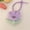 Purple, variant on 1 Pcs Cute Flower Doll Keychain for Car Keys Bag Pendant Adorable Soft Accessory Gift for Women Couple Valentine's Day