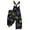 Black, variant on Fgvctg Mardi Gras Womens Overalls Wide Leg Pant Parade Overall Mask Graphic Sleeveless Carnival Party Spaghetti Straps Jumpsuits Romper Bib Overalls Oversized Sprimg Pants With Pockets Purple M