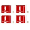 thumbnail image 1 of GUOOL 4Pcs Fire Extinguisher Signs 6" Fire Safety Signs for Garage Corridor School, 1 of 9