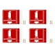 thumbnail image 1 of 4 letreros de extintor de incendios acrílicos con hacia abajo de 2 lados para pasillos, vestíbulos y guarderías., 1 of 8