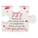 thumbnail image 2 of Thank You Gift Appreciation Father Gift Desktop Clear Acrylic Puzzle Craft Desktop Ornament, 2 of 2
