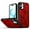 Red, variant on Dteck Magnetic Case for Samsung Galaxy S25 Edge,Shockproof TPU+PC Heavy Duty Protection Compatible with Mag Safe Case with Hidden Lens Kickstand Cover for Samsung Galaxy S25 Edge,Gray
