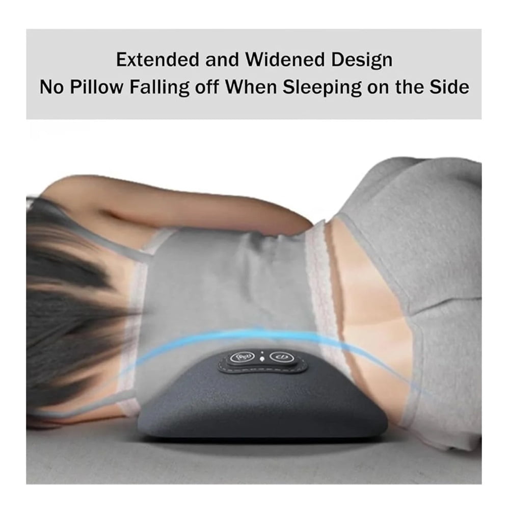 Smooth Spine Triple Fusion Back Massager, 2026 New Triple Fusion Massager for Sciatica, with Electric Traction Lifting & Heat Compress, All-Round Support, Relieve Neck/Shoulder Discomfort