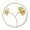 J, variant on EGNMCR Room Decor Home Decor Nordic Living Room Gold Round Ginkgo Leaf Metal Wall Hanging Desktop decorations