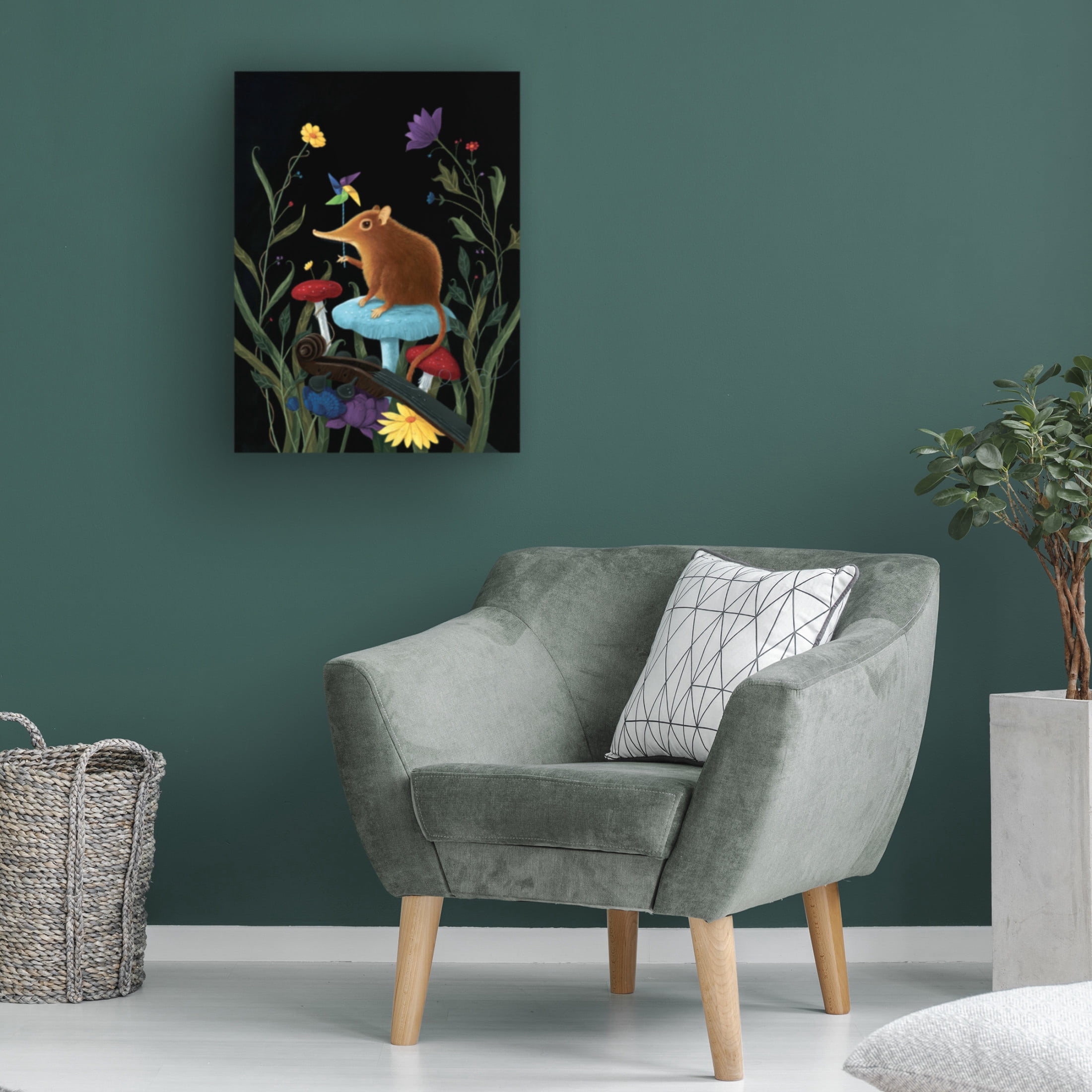 Canvas Wall Art - Gina Matarazzo 'Herschel's Treasures' Wall Art for Living Room, Bedroom, or Office Décor by Trademark Fine Art - 24 x 32 Inches