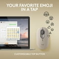 thumbnail image 4 of Logitech POP Mouse, Wireless Mouse with Customizable Emojis, SilentTouch Technology, Bluetooth, Mist, 4 of 11