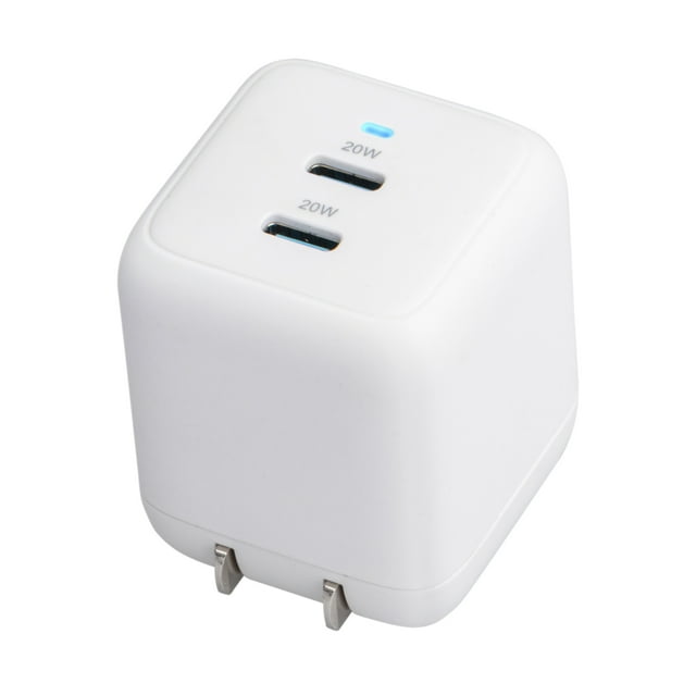 Onn. Fast Charging USB Certified USB-C Compact Wall Charger with 40W Power Delivery