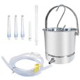 thumbnail image 1 of 2L Health Stainless Steel Enema Bucket Suitable for Colon Cleansing Reusable Constipation Cleaning hwy, 1 of 5