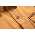 thumbnail image 3 of Men's 100% Cotton Short Sleeve Button Down Shirt, Casual Outdoor Work Shirt with Chest Pockets, Regular Fit for Daily Wear and Adventure, 3 of 5