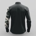 thumbnail image 5 of Camisa de manga larga con solapa y botones para hombre, estilo Halloween, para fiesta, noche, otoño e invierno, con estampado 3D, sección fina, tallas S a 5XL, 5 of 5