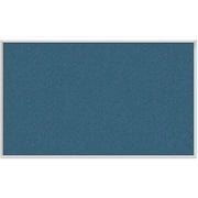 Ghent's Vinyl 3' x 4' Bulletin Board with Aluminum Frame in Ocean Blue