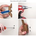 thumbnail image 4 of Ganchos de pared - Juego de 4 - Ganchos para abrigos de madera de nogal oscuro o fresno claro para colgar sombrero, bolso, mochila, bolsa, chaqueta. Decoración moderna de granja para pared y prácticos, 4 of 5