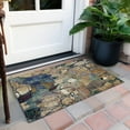 thumbnail image 6 of Addison Rugs Chantille Indoor/Outdoor Transitional Floral Beige Washable Rectangle Rug, 1'8" x 2'6", 6 of 6