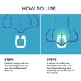 thumbnail image 5 of Antironquidos Clip Nasal Magnético, 4 Piezas Dilatador Nasal para Detener los Ronquidos, Facilitar la Respiración y Dormir Cómodo, 5 of 5