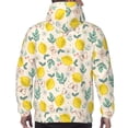 thumbnail image 7 of Fotbe Men's Hoodie with Flowers and Butterflies Pattern - Kangaroo Pocket Pullover Hooded Sweatshirt, Perfect for Daily Wear, Travel, and Home-X-Large, 7 of 7