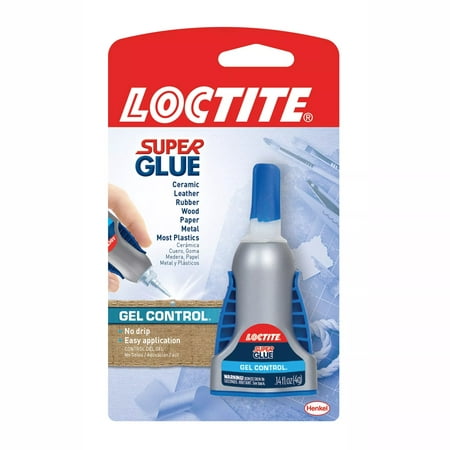 Loctite Super Glue Gel Control, Clear 0.14 fl oz Bottle
