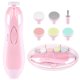 thumbnail image 1 of Glopole Lima de uñas para bebé con luz - Kit de cortaúñas eléctrico seguro para recién nacidos, niños pequeños, dedos de los pies y uñas - Cuidado, pulido y recorte - Funciona con pilas (AA), rosa, 1 of 5