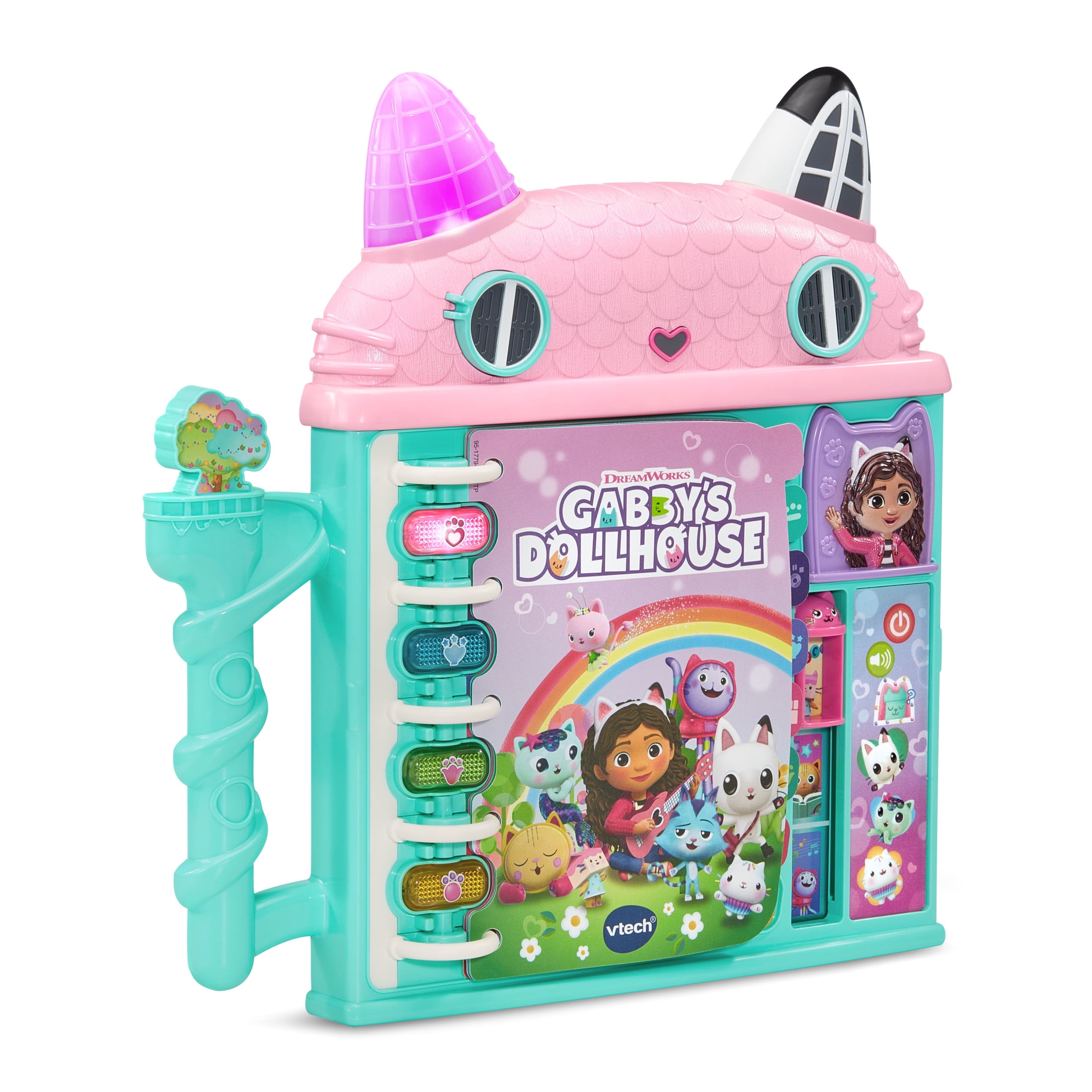 VTech® Gabby's Dollhouse Cat-a-Vator Discovery Book; Interactive Learning Toy for Kids, Ages 3-6 Years Old