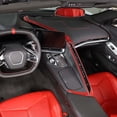 thumbnail image 2 of TINKI Soft Carbon Fiber Air Conditioner Switch Panel Trim Strip Fit for Chevrolet Corvette C8 Stingray 2020-2023, Center Console AC Panel Decoration Frame Trim, 2 of 12