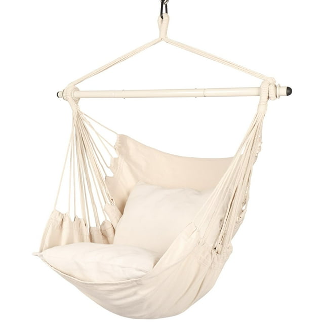 Silla Hamaca Colgante Highwild con Cuerda Capacidad 227 kg Beige
