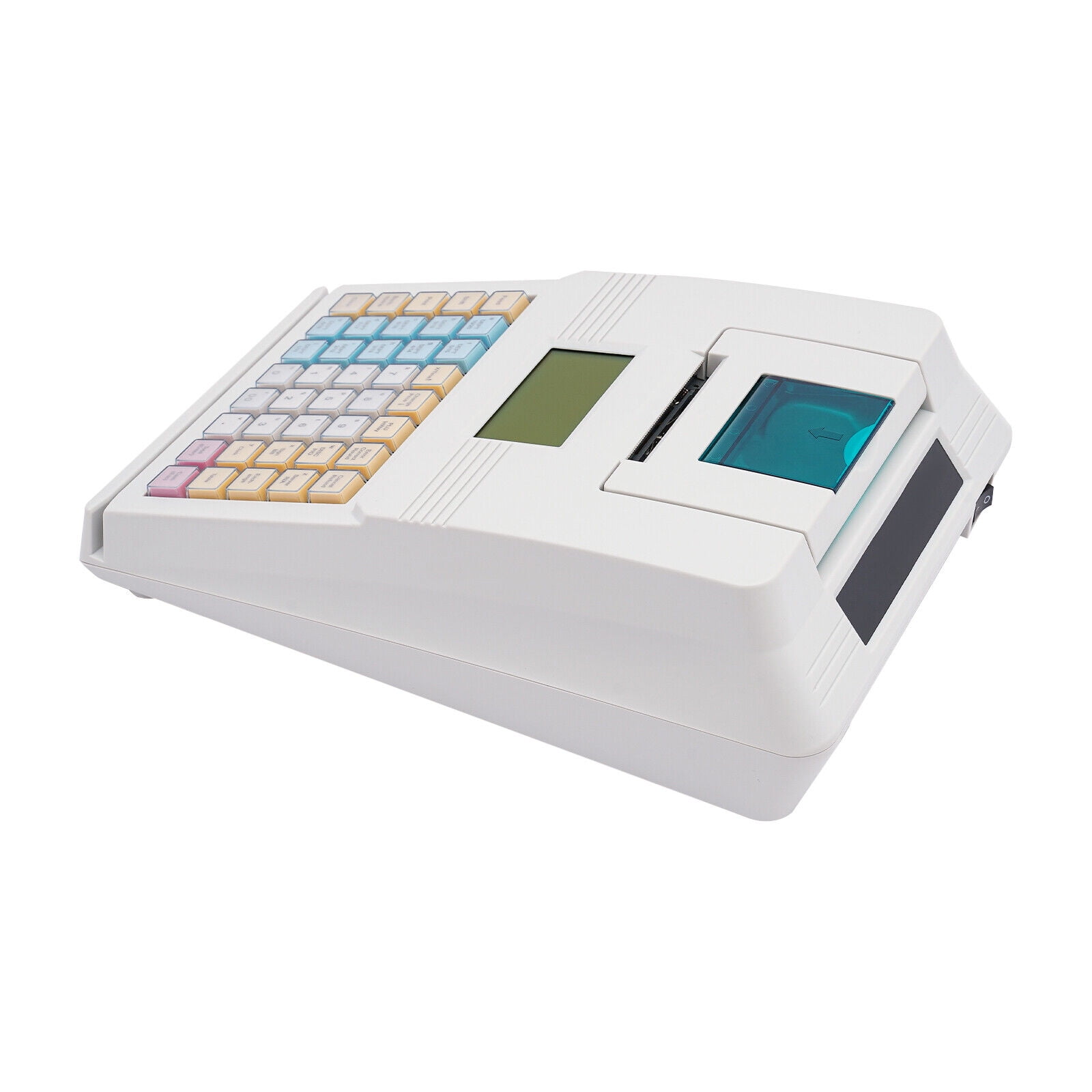 Compact & Durable Cash Register with 40 Keys, 10,000 PLU, 128x64 LCD Display, for Retail, Supermarket, and Restaurant