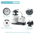 thumbnail image 3 of Intex Krystal Clear 2650GPH Sand Filter Pump with OptiFlow 3 Pack Premium Pool Filter Sand, 3 of 10