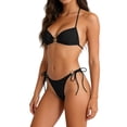 thumbnail image 6 of UTSJKR Women's 2026 O-Ring Hollow Out Halter Bikini Set, Strapless Two Piece Tie Bathing Suit, Resort Leisure Swimwear Black L, 6 of 8