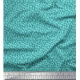 thumbnail image 1 of Soimoi Rayon Fabric Artistic Leaves Print Sewing Fabric Yard 56 Inch Wide, 1 of 3