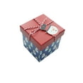 thumbnail image 1 of Red Blue Snowman String Tag Square Gift Box,3.15 in x 3.15 in x 3.15 in,by Holiday Time, 1 of 4