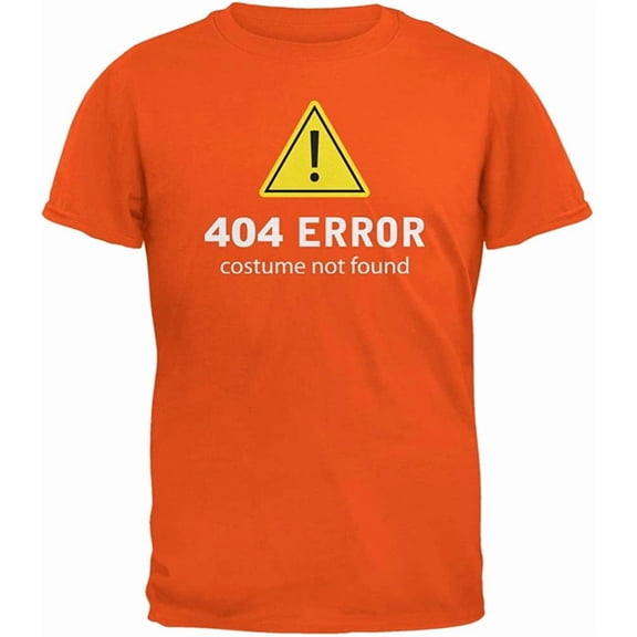 Halloween 404 Costume Not Found Mens T Shirt